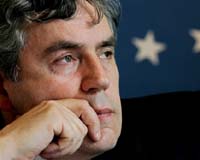 Britain's Brown backs US on Iran