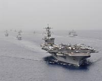 US Navy marks return of Cold War-era fleet