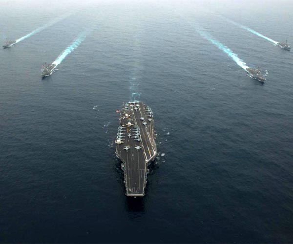 Ten US warships in Mideast as Trump threatens Iran
