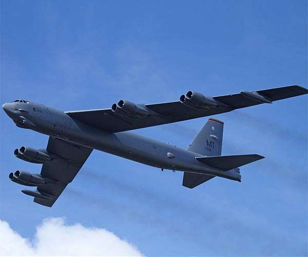 Spy planes join B-52 bomber in exercise over Black Sea