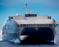Austal USA Shipyard launches new JHSV for Navy