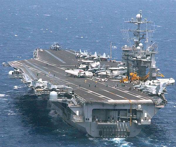 Second plane falls off US aircraft carrier in 10 days