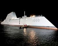 U.S. Navy's Zumwalt destroyer sidelined after engineering casualty