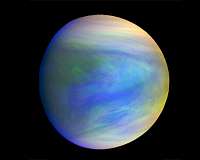 Venus's turbulent atmosphere