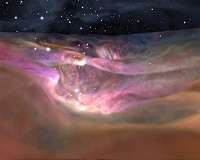 Space telescopes provide 3-D journey through Orion Nebula