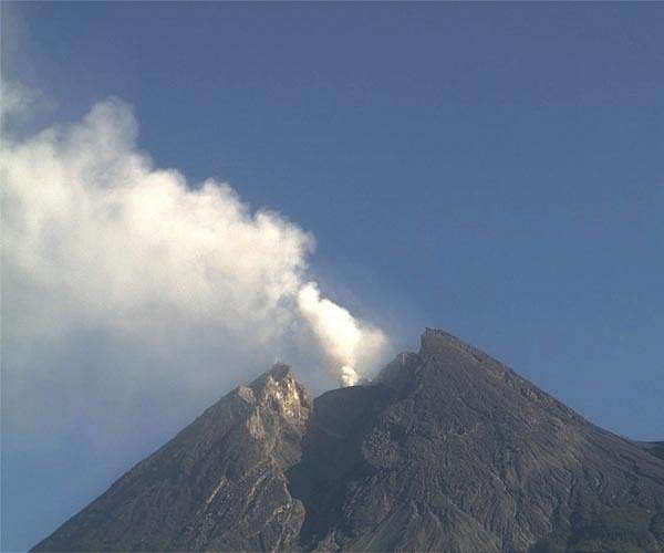 Volcano erupts in Indonesia's outermost region, hundreds evacuated