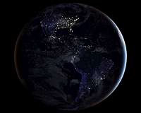 New Full-hemisphere Views of Earth at Night