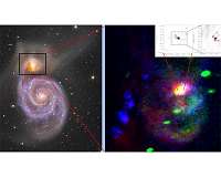 Shocking case of indigestion in supermassive black hole