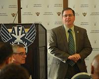 AF space leader attends AFA breakfast