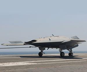 Northrop Grumman, U.S. Navy Complete First Arrested Landing of a Tailless Unmanned Aircraft Aboard an Aircraft Carrier