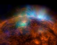 Sun Sizzles in High-Energy X-Rays
