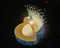Collisions After Moon Formation Remodeled Early Earth