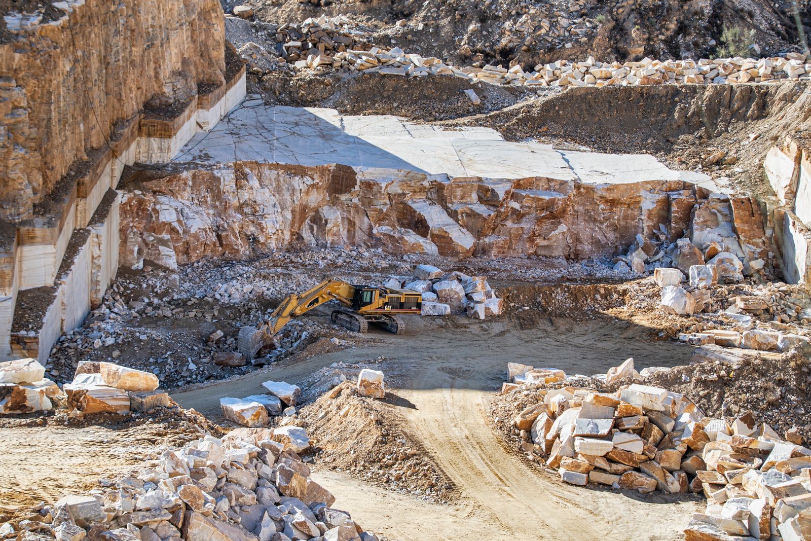 ancient limestone quarry