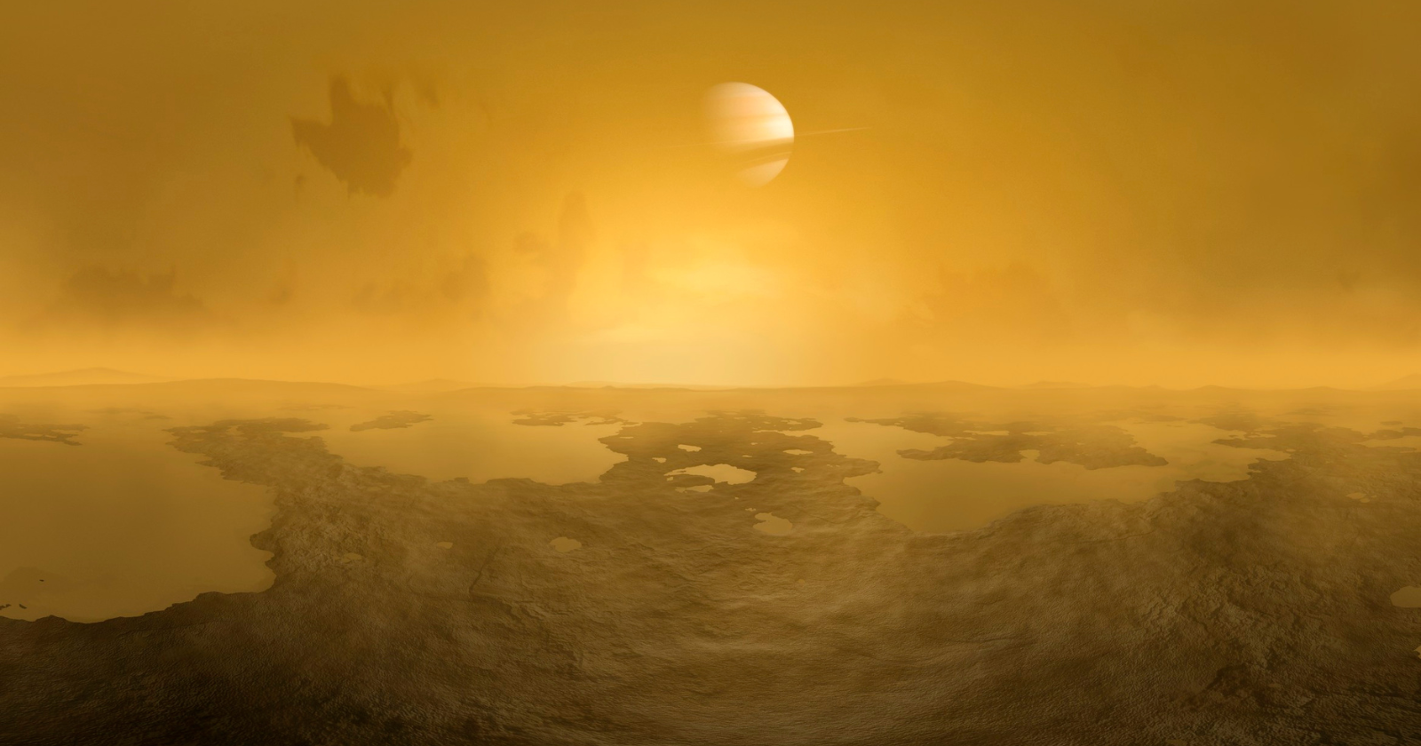 Titan has rivers, rainfall, lakes and a slow hydrological cycle exactly like Earth's, except that every drop of it is liquid methane and the rock the rivers run over is water ice