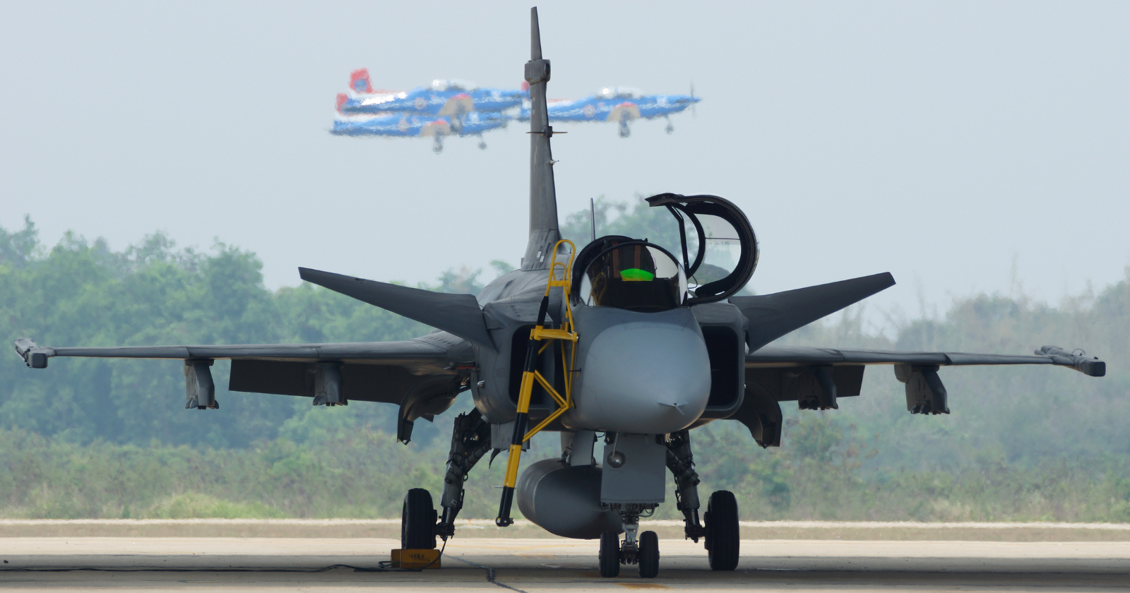 How did a Cold War nation design fighter jets to launch from 800-metre roads, hide beneath forest canopies, and return to the air within ten minutes?