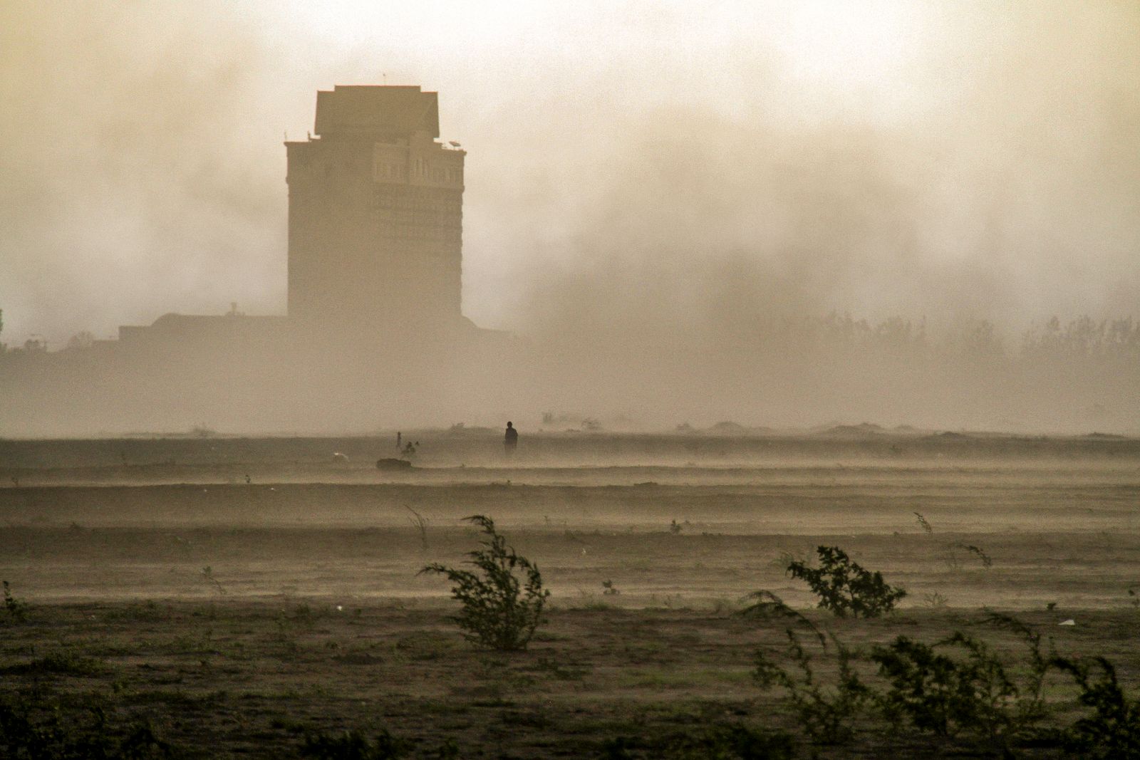 Saharan dust plume Atlantic