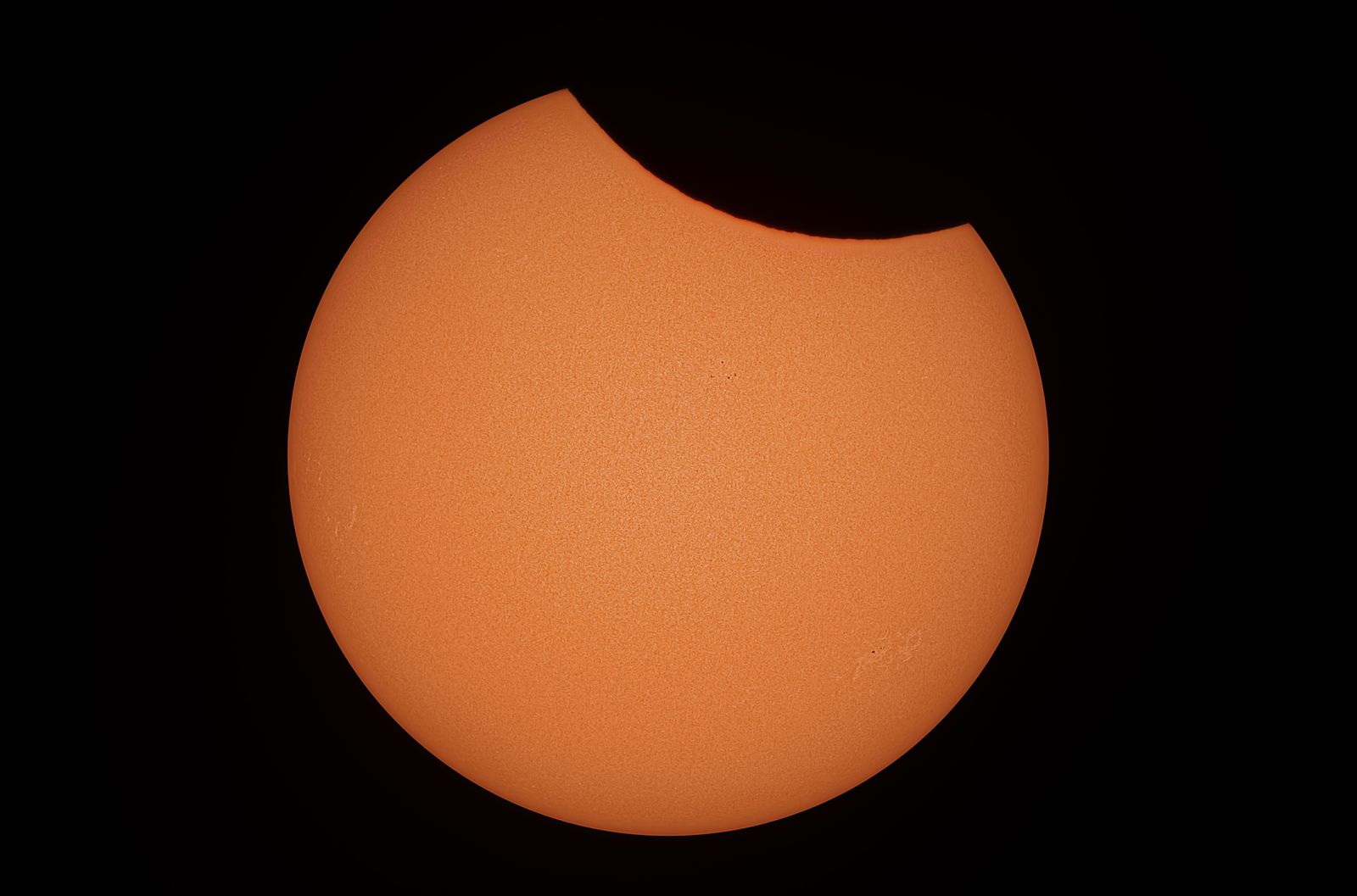 Phobos transiting Sun