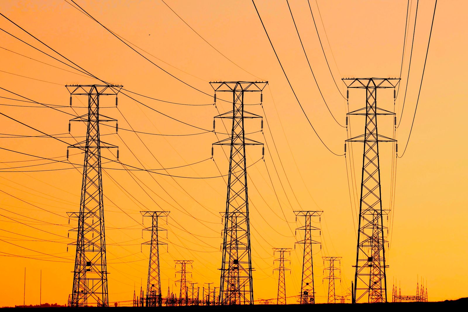 power transmission lines
